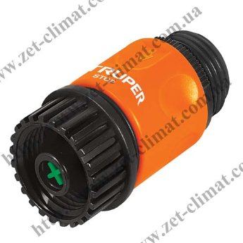 Переходник Truper шланг/кран пластик мама 3/4" 