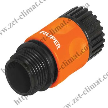 Переходник Truper шланг/кран пластик папа 3/4" 