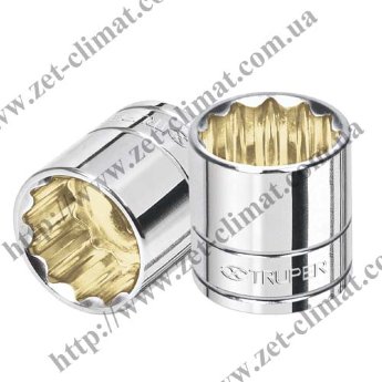 Головка торцевая Truper 12-гранник 3/8" Головка торцевая Truper 12-гранник посадочный квадрат 3/8"