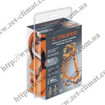 Система страховая Truper ARN-5438 Full body 5 колец Система страховая Truper ARN-5438 Full body 5 колец