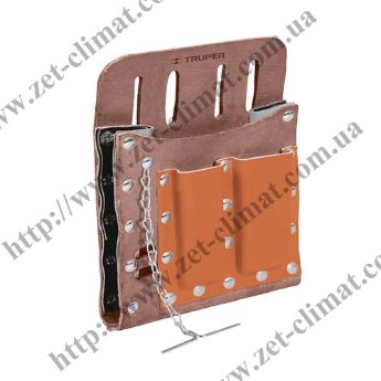 Пояс столяра Truper POR-HE6 Кожа Профи 6 карманов 300х225мм Пояс столяра Truper POR-HE6 Кожа Профи 6 карманов 300х225мм