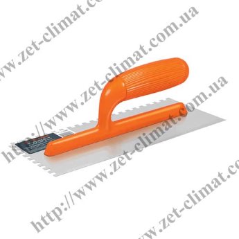 Кельма штукатурная Truper LLP-6C Plastic с U-зубом 280х130мм Кельма штукатурная Truper LLP-6C Plastic с U-зубом 280х130мм