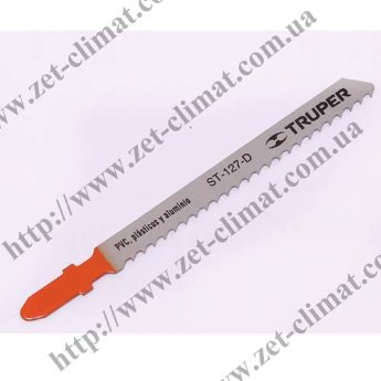 Полотно для эл. лобзика Truper ST-127-D Т-хвостовик металл грубый рез 8-TPI 5шт. Полотно для эл. лобзика Truper ST-127-D Т-хвостовик металл грубый рез 8-TPI 5шт.