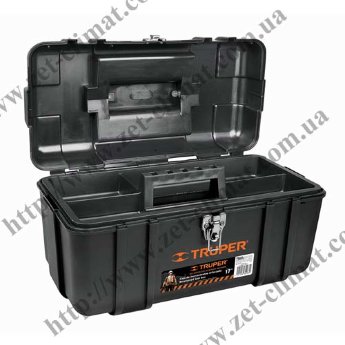 Кейс для инструментов Truper CHP Heavy Duty 4 типа размеров: 430 мм; 510 мм; 580 мм; 660 мм