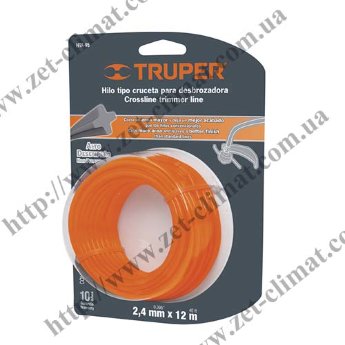 Струна для тримера Truper 2,4мм х 15м, 262м, 437м Струна для тримера Truper HTA-95;
Струна для тримера Truper HTR3-95;
Струна для тримера Truper HTR5-95