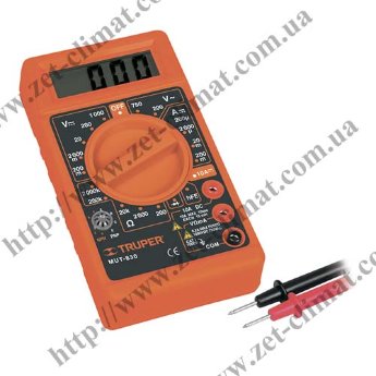 Тестер мультиметр Truper MUT-830 Light-Duty Используется для тестирования напряжения, прозвонки цепи, проверки чередования фаз, для обнаружение короткого замыкания, а также для быстрого обнаружения фазы 