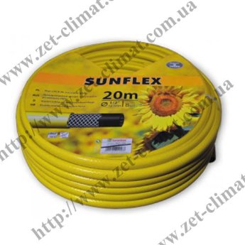 Поливочный шланг SUNFLEX 1/2", 3/4", 5/8". Длина: 20м, 25м, 30м, 50м. Количество слоев: 3
Диаметр: 1/2 дюйма ( внутр. 12,5 мм), 3/4 дюйма ( внутр. 19 мм), 5/8 дюйма ( внутр. 16 мм)
Бухта: 20 м, 25 м, 30 м, 50 м.
Рабочее давление: 8 Бар
Цвет: желтый