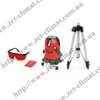 Нивелир лазерный Kapro 884 Prolaser Layout Set + тренога 30м Комплект: нивелир, штатив 1,5м, лазерные очки, мишень, адаптер-удлинитель, кейс; 5 плоскостей; До 10м в помещ, до 30 м. на улице