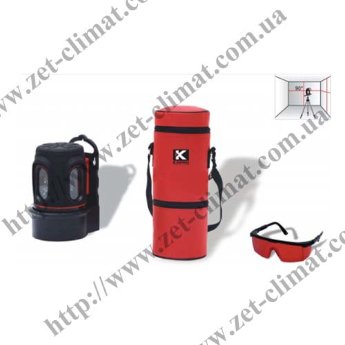 Нивелир лазерный Kapro 888 Prolaser Vector 30м Дальность действия до 30м; cамовыравнивающийся лазерный уровень для внутренних работ; 3 линии; угол развертки лучей: 90°